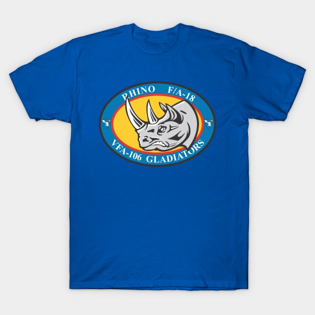 VFA-106 Gladiators - Rhino T-Shirt by MBK